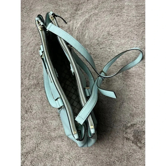 Kate Spade Newbury Lane Grace Blue Loden Detachable Shoulder Strap Satchel Bag - Picture 8 of 16